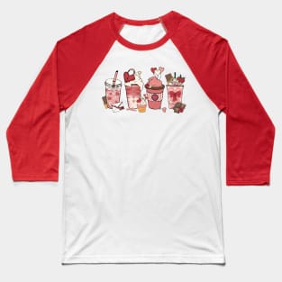 Valentines Coffee Baseball T-Shirt